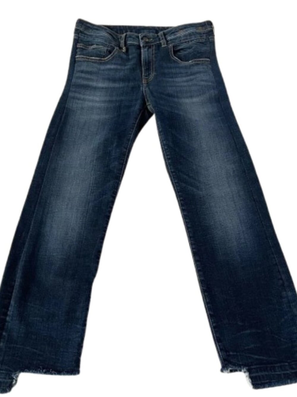 R13 Women's Straight Leg Jeans in Dark Indigo Wash